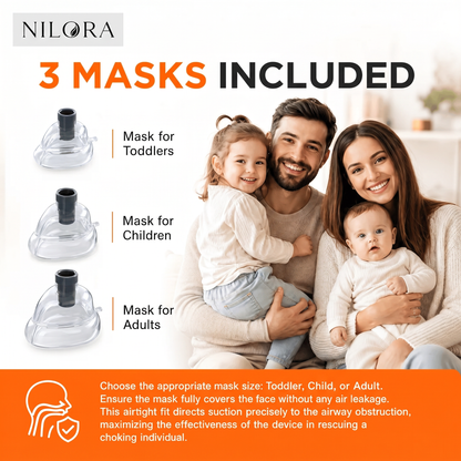 Nilora™ Anti-choking rescue device
