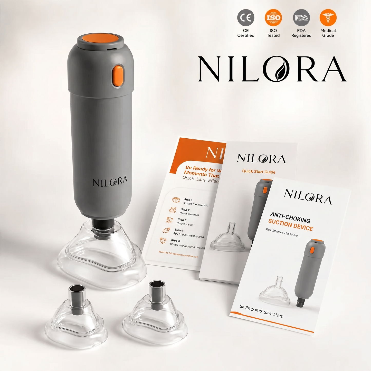 Nilora™ Anti-choking rescue device