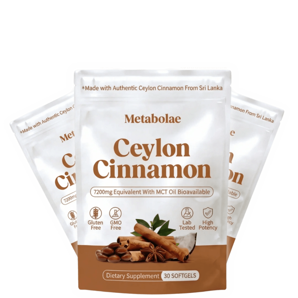 Ceylon Cinnamon 7200mg Equivalent with MCT Oil
