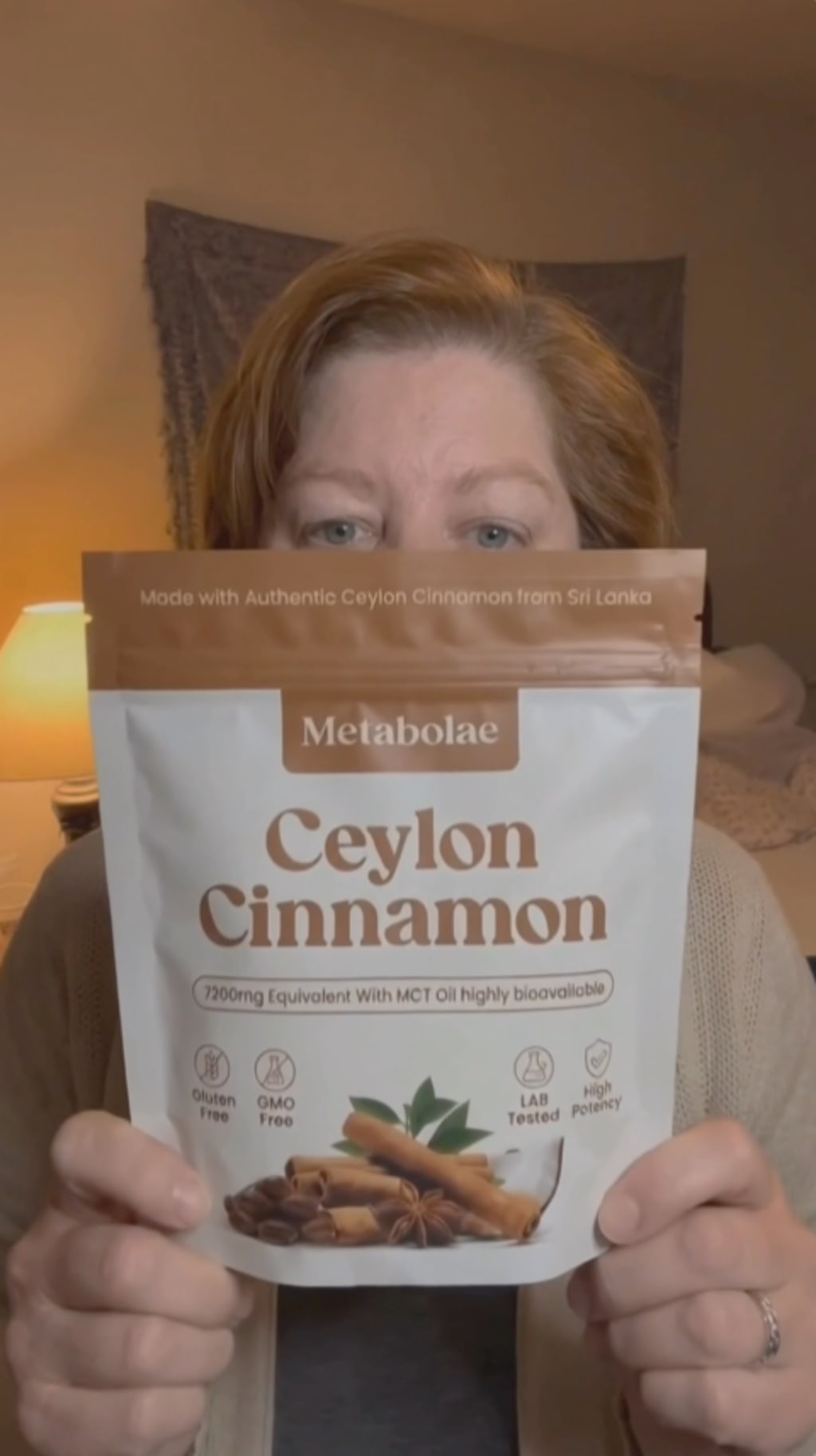 Ceylon Cinnamon 7200mg Equivalent with MCT Oil