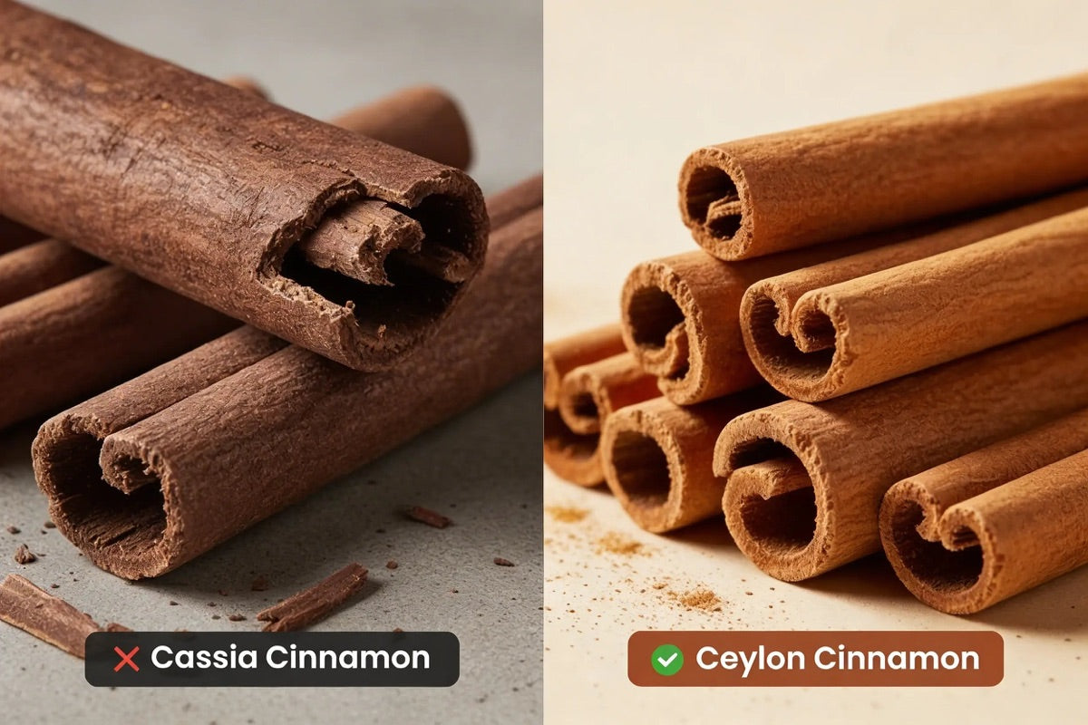 Cassia vs Ceylon cinnamon